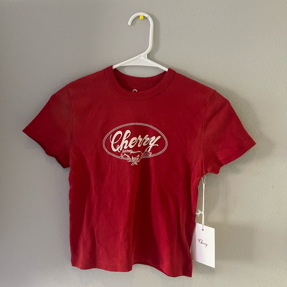 NWT CHERRY LOS ANGELES BABY TEE